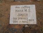 JONKER Maria M.S. 1928-1928