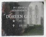 GREEFF Doreen 1929-2005