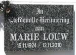 LOUW Marie 1924-2010