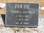 FOURIE Andries Jacobus 1922-1983