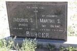 BURGER Jacobus S. 1904-1993 & Martha S. BLOM 1905-1983