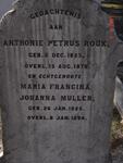 ROUX Anthonie Petrus 1823-1878 & Maria Francina Johanna MULLER 1825-1894