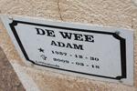 WEE Adam, de 1957-2009