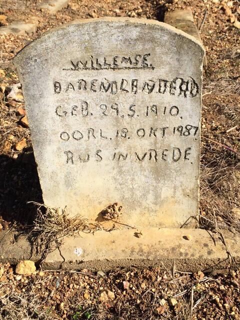 WILLEMSE Barend ? 1910-1987
