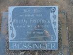BESSINGER William Frederick 1940-1992