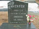 VENTER Louis T.P. 1914-1985 & Emmerenzie CAMPBELL 1932-