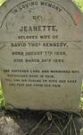KENNEDY Jeanette 1858-1885