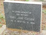 GUTHRIE Mary Jane 1873-1968