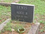 LEWIS Alice B.