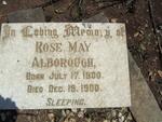 ALBOROUGH Rose May 1900-1900