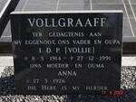 VOLLGRAAFF I.D.P. 1914-1991 & Anna 1926-