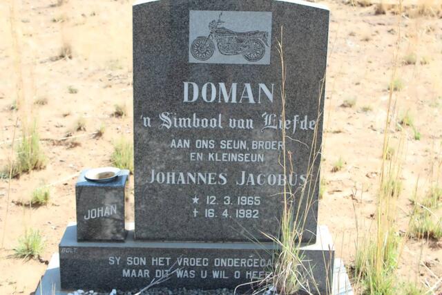 DOMAN Johannes Jacobus 1965-1982