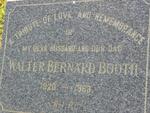 BOOTH Walter Bernard 1920-1963