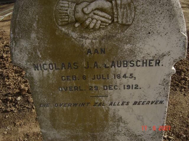 LAUBSCHER Nicolaas J.A. 1845-1912