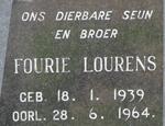 LOURENS Fourie 1839-1964