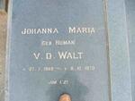 WALT Johanna Maria, v.d. nee HUMAN 1949-1973