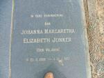 JONKER Johanna Margaretha Elizabeth nee VILJOEN 1908-1971