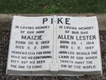 PIKE Allen Lester 1914-1997 & Maizie 1922-2001