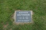 GUTHRIE Hennie 1938-1981