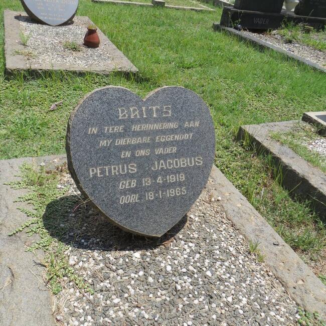BRITS Petrus Jacobus 1919-1965