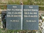 VENTER Piet P.C. 1859-1941 & Hester C. 1868-1941
