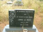 ROUX Corrie, le 1937-1980