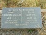 VERSTER Jan Daniel 1894-1953 & Susanna Elizabeth 1890-1957