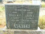 VENTER Schalk W.P. 1878-1960 & Laceia S. V.D. WALT 1882-1960