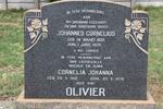 OLIVIER Johannes Cornelius 1902-1958 & Cornelia Johanna 1912-1976