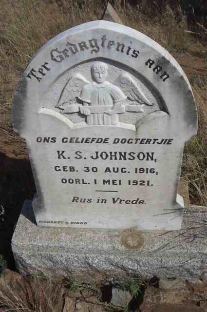 JOHNSON K.S. 1916-1921