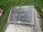 GRANT Edward 1912-1971 & Mary Anne 1911-2004