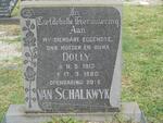 SCHALKWYK Dolly, van 1913-1980