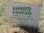 ASHFAQ Ahmed 1965-2011