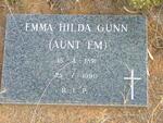 GUNN Emma Hilda 1891-1990