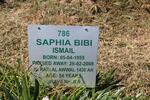 ISMAIL Saphia Bibi 1955-2009