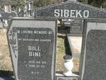 SIBEKO Bill Bini 1932-1996
