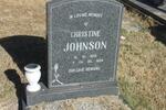 JOHNSON Christine 1929-1990
