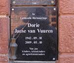 VUUREN Dorie, Janse van 1942-2009