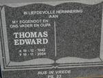 ? Thomas Edward 1942-2004