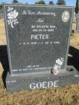 GOEDE Pieter 1939-2001