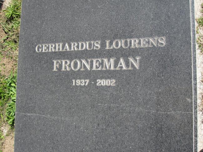 FRONEMAN Gerhardus Lourens 1937-2002 _1