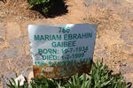 GAIBEE Mariam Ebrahin 1934-1999