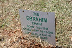 SHAIK Ebrahim 1948-2009