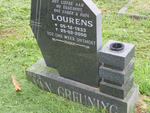 GREUNING Lourens, van 1933-2000