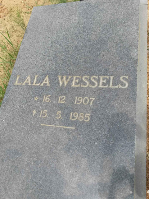 WESSELS Lala 1907-1985