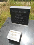 SIMPSON Henry William 1960-1998 :: TEMLETT Elizabeth nee SWANEPOEL 1907-2012