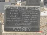 WATNEY Pieter Willem 1878-1962 & Anna Frederika Hendrina Christina SLABBER 1894-1962