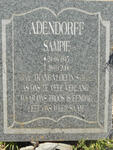 ADENDORFF Sampie 1845-2001