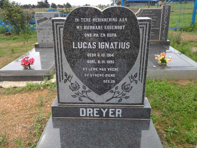 DREYER Lucas Ignatius 1914-1995