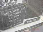 WATNEY Hennie 1920-1995